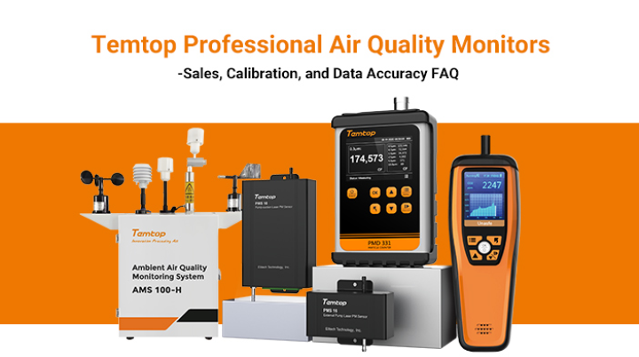 Temtop Professional Air Quality Monitors – Sales, Calibration, and Data Accuracy FAQ
