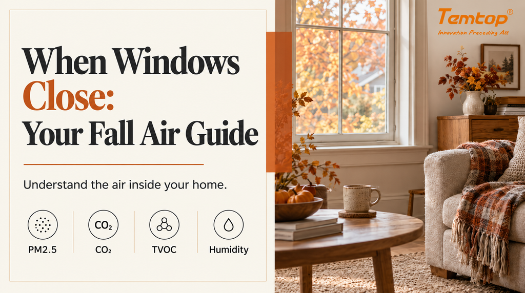 When Windows Close: A Fall Guide to PM2.5, CO2, TVOC and Humidity
