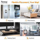 Temtop S1-up Indoor/Outdoor Thermometer & Hygrometer with Air Quality Monitor - Precision Air Quality Thermometer for Home, Office or School, Air Quality Tester, Battery Powered, Magnetic Suction
