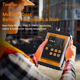 Temtop PMD 371 Portable Dust Monitor Handheld Air Particle Counter Commercial-grade Air Quality Assessments, Data Export