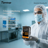 Temtop PMD331 Particle Counter 7 Channels 0.3μm 0.5μm 0.7μm 1μm 2.5μm 5μm 10μm Particle Size