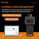 Temtop Handheld Particle Counter Particulate Monitor PM2.5, PM10, TSP, Temp & Humidity Detector, Porfessional Air Particle Counter - Temtop