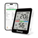 Temtop Indoor Thermometer T1, Bluetooth Room Temperature Monitor Indoor Temperature Humidity Monitor - Temtop