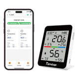 Temtop Indoor Thermometer T1, Bluetooth Room Temperature Monitor Indoor Temperature Humidity Monitor