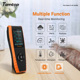 Temtop LKC - 1000S+ 2nd AQI PM2.5 Detector Professional Air Quality Monitor PM10 TVOC HCHO Data Export - Temtop