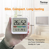 Temtop T1 - SE Indoor Thermometer Hygrometer – Digital Room Temperature and Humidity Monitor with Comfort Indicator, ℃/℉ Switch, for Home, Office, Nursery - Temtop