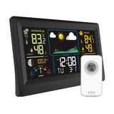 Temtop Weather Station W100 – Multifunctional Weather Station with Indoor/Outdoor Temperature, Humidity, Atmospheric Pressure, Weather Forecast, Moon Phase, and Alarm Features