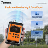 Temtop Aerosol Dust Monitor Handheld PM Sensor PM1.0, PM2.5, PM4.0, PM10,TSP, PMD 351 + M100 - Temtop