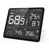 Temtop WiFi P100 Air Quality Monitor PM2.5 AQI Tester Wireless Forecast Station Thermometer and Hygrometer Detecting Colored LCD Display