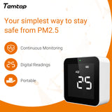 TEMTOP P10 Air Quality Detector Monitor AQI and PM2.5 - Temtop