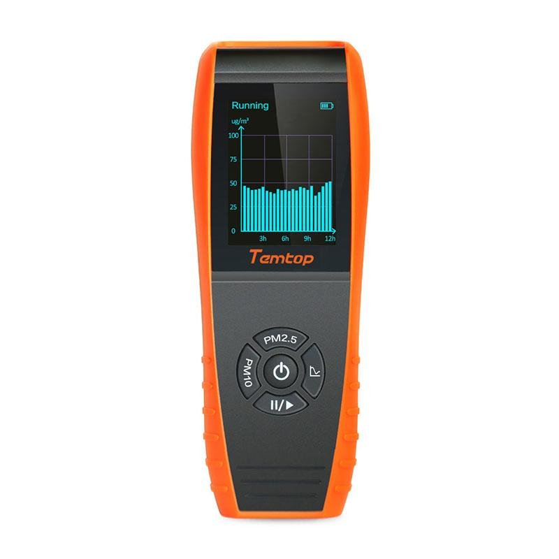 Temtop P600 Air Quality Laser Particle Detector Professional Meter for PM2.5/PM10 TFT Color LCD Display - Temtop US