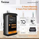 Temtop Particle Counter 7 Channels 0.3μm 0.5μm 0.7μm 1μm 2.5μm 5μm 10μm Particle Size, PMD331 + M100 - Temtop