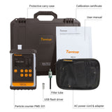 Temtop PMD 331 Particle Counter 7 Channels 0.3μm 0.5μm 0.7μm 1μm 2.5μm 5μm 10μm Particle Size, USB/RS232 Port Connection - Temtop